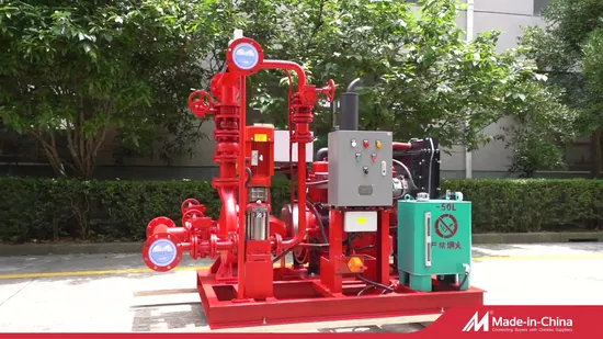 Edj Packaged Electric & Disesl Engine & Jockey Fire Water Pump